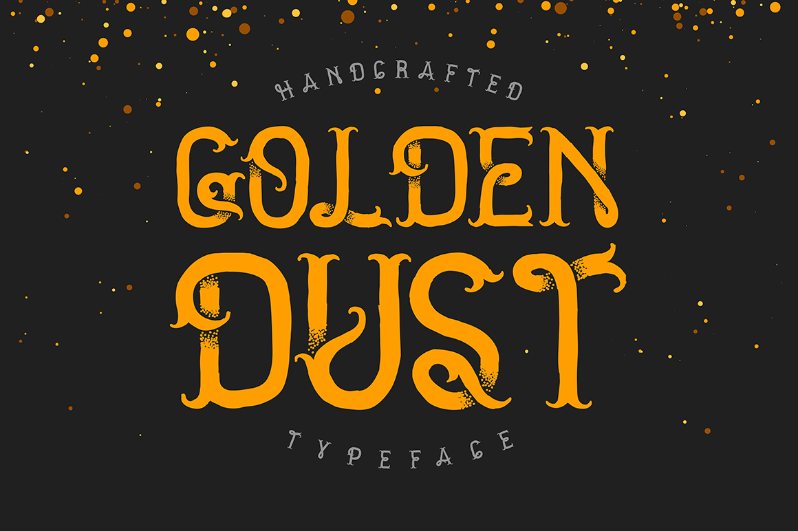 Golden Dust font
